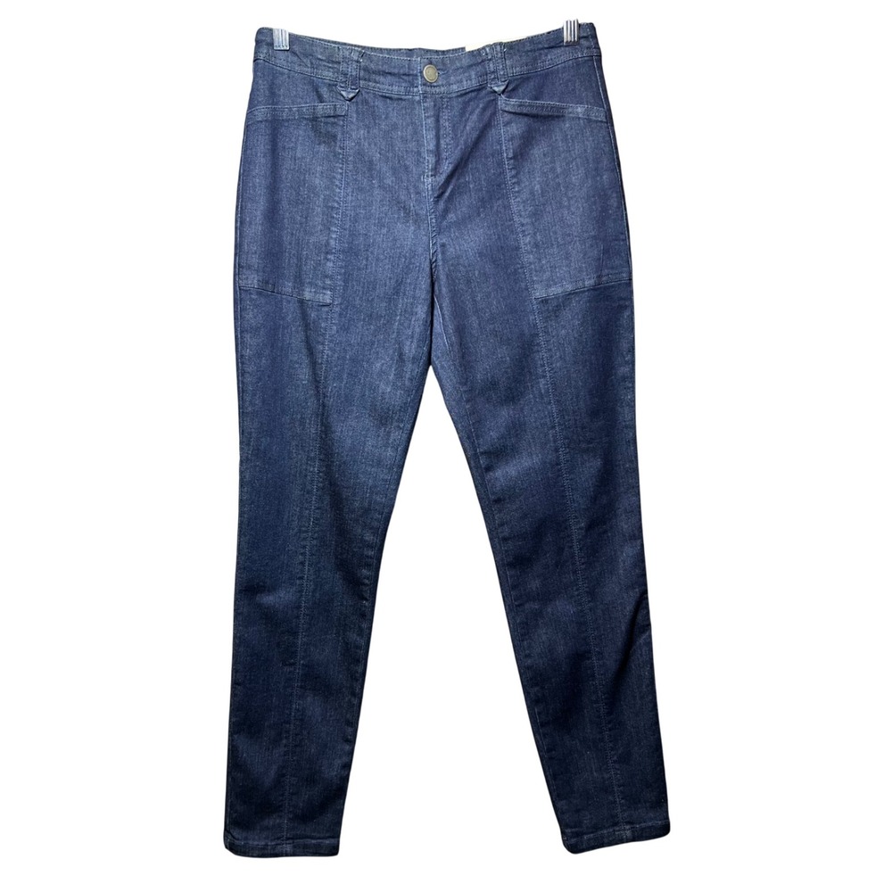 Natural Reflections Sonic Stretch Dark Wash Jeans Size 8‎ Denim Straight Leg